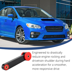 ชุดเสริมความแข็งแรงเครื่องยนต์ Subaru Impreza WRX STI EJ25 ปี 2015-21 รุ่น Pitch Stop Brace ผลิตจากอะลูมิเนียมและเหล็กความแข็งแรงสูง ช่วยเพิ่มการเคลื่อนไหวของเครื่องยนต์ MOQ5 WG143-สีดำ - Product Image 5