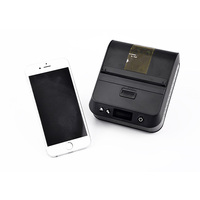 CASHINO Imprimante Thermique Mobile Portable 80 mm Matricielle Noir Blanc avec Commandes d'Impression ESC et RS232 pour Tickets de Caisse