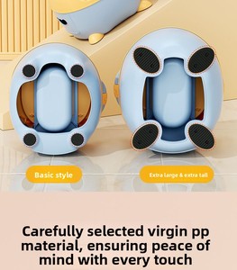 Siège <span class=keywords><strong>de</strong></span> <span class=keywords><strong>toilette</strong></span> <span class=keywords><strong>pour</strong></span> enfants mignon, design détachable, pingouin <span class=keywords><strong>de</strong></span> dessin animé, pot portable <span class=keywords><strong>pour</strong></span> bébé, <span class=keywords><strong>toilette</strong></span> pliable <span class=keywords><strong>pour</strong></span> l'apprentissage <span class=keywords><strong>de</strong></span> la propreté, fabriqué en plastique PP - Product Image 4