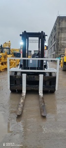 Carretilla elevadora de contrapeso usada TCM original de 8 toneladas, elevación de 3m con gran capacidad de carga, carretilla elevadora diésel TCM FD80 de segunda mano - Product Image 4