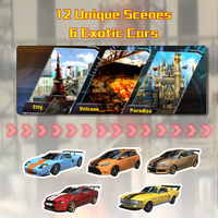 Simulateur de course automobile Overtake Dx, machine de jeu d'arcade, jeu de course automobile, simulateur de voiture, machine de jeu d'arcade