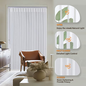 Persianas de Tela de Alta Calidad, Elegantes Cortinas Verticales Translúcidas para Decoración Moderna del Hogar - Product Image 4