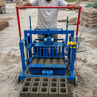 Machine automatique de fabrication de blocs de béton à pression hydraulique avec roulement moteur et engrenage pour pavés creux à haute efficacité