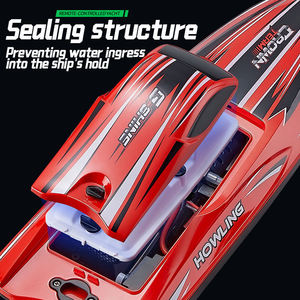 <span class=keywords><strong>Lancha</strong></span> Eléctrica RC con Motor de Escobillas, Alcance de Control Remoto de 200 <span class=keywords><strong>Metros</strong></span>, 55 km/h, Estilo Yate de Lujo, Barco de Carreras de Alta Velocidad - Product Image 6