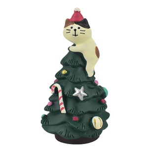 Relincrafts thân thiện với môi trong nhà cảnh trang trí sáng tạo Cây giáng sinh thu nhỏ đồ trang trí nhựa cho mèo ownersfigurines - Product Image 2