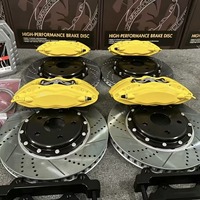 Sistemas de Frenos Tuning, Pinzas de Freno Grandes F50 de 330 mm y 355 mm, Kit de Discos de Freno de 18 Pulgadas y 4 Pistones para BMW E90 E91 E92 E93 Honda Civic CRV