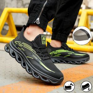 Zapatos de seguridad de corte bajo para hombre con certificación Ce S3 SR FO VortiGard con punta de Acero europea EN ISO 20345 para uso de fábrica aprobado - Product Image 1