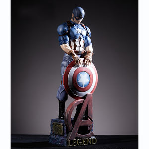 Héroes de Anime <span class=keywords><strong>Marvel</strong></span> Spider-Man, Iron Man, Figuras de Resina Creativas y Personalizadas de Oficina, Aberdeen - Product Image 3