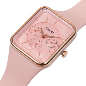 <span class=keywords><strong>Orologio</strong></span> STAR RUDDER 6016L Ecologico Quadrato Analogico Monoblocco con Spedizione Diretta, Moda Tre Quadranti Multifunzione con Cinturino in Silicone - Product Image 5