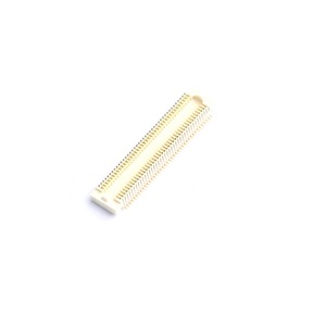 Conector de placa a placa Axk5f80537yg de 0.5 mm y 80 pines con pines guía, material PBT, contactos chapados en oro - Product Image 1
