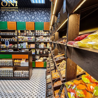 ONI Étagère personnalisée pour magasin d'alimentation de détail Présentoir pour petites marchandises Boîte de rangement pour fruits secs et noix pour supermarché