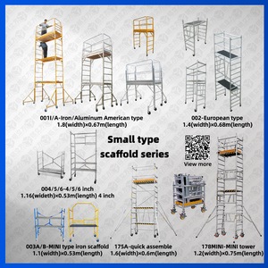 Mini échafaudage en fer portable et durable pour le bricolage et l'utilisation à domicile Construction robuste avec un design moderne pour les hôtels - Product Image 5