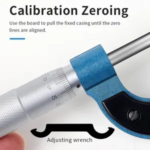 0-25mm 0.01mm strumenti di misurazione di alta precisione al di fuori del micrometro industriale pinza a vite esterna - Product Image 3