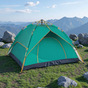 Tenda Otomatis Keluarga Tahan Air HOMFUL Grosir untuk 2 Orang, Tenda Otomatis untuk Berkemah Cepat di Luar Ruangan - Product Image 1