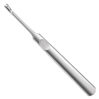 Coupe-ongles professionnel durable, nouveau design, en acier inoxydable, pince à cuticules pratique à double ressort pour les doigts