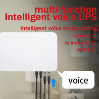 Mini 10400mAh litio UPS WIFI enrutador módem POE15V24V 5V 9V 12V fuente de alimentación para ordenador doméstico trifásico Lightning Networking