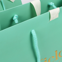 Sacs cadeaux de luxe de marque VIP en gros avec boîte, papier d'art écologique, personnalisable, recyclable, impression de logo pour l'artisanat