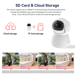 Icsee wifi trong nhà bé màn hình <span class=keywords><strong>camera</strong></span> mini với Máy dò theo dõi <span class=keywords><strong>camera</strong></span> 3MP-360 ° nhìn toàn cảnh với độ rõ nét HD - Product Image 6