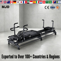 Machine de Pilates de qualité studio de luxe, Reformer d'entraînement de force à haute intensité avec cadre en aluminium robuste pour salle de sport de prestige OEM