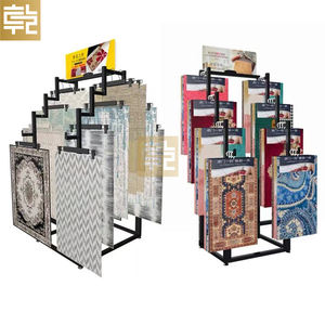 Portabel kustom karpet Logo rak tampilan untuk dekorasi rumah toko karpet kain keset pameran iklan dan promosi - Product Image 2