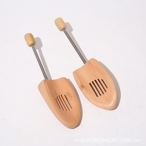 Ensanchadores de zapatos de resorte en espiral para hombres y mujeres de madera natural resistente a las arrugas - Product Image 2