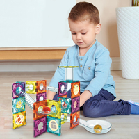 Pipeline magnétique pour enfants, jouet éducatif Montessori pour enfants, 95 pièces