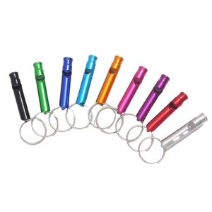 Custom Survival Outdoor Keychain Whistle-High-Pitched Multifunctional Training <b>Tool</b> Aluminum Alloy Life-Saving <b>Fire</b> Whistle - Product Image 4