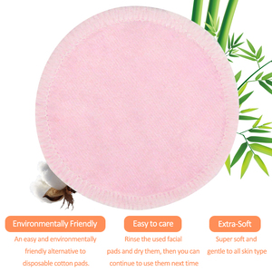 Tampons démaquillants lavables pour le visage, écologiques, meilleurs tampons en <span class=keywords><strong>coton</strong></span> réutilisables, tampons démaquillants naturels sans produits chimiques - Product Image 5
