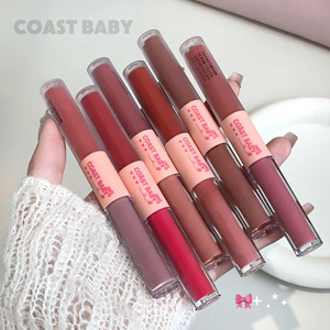 Long-Wearing Double-Head Lip Gloss | <strong>Matte</strong> &amp; Mirror Gloss Dual Finish, Watery Creamy Texture, 2-In-1 <strong>Lipstick</strong> &amp; Lip Color - Product Image 6