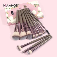 MAANGE 2023 Pinceaux cosmétiques de luxe de haute qualité Fond de teint Poudre Eyeliner Ensemble de pinceaux de maquillage en gros