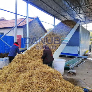 Secadora de cinta de malla continua para alfalfa, fácil de operar, máquina para procesar vegetales y secar pasto - Product Image 4