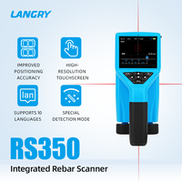 Localizador de barras de refuerzo de gran oferta, escáner detector de barras de acero integrado para hormigón
