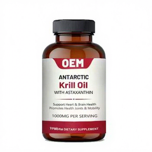 Cápsulas de Aceite de Krill Antártico Solilan OEM 500 mg, Suplemento de Omega-3 EPA DHA Astaxantina, 3000 mg de Aceite de Krill - Product Image 2