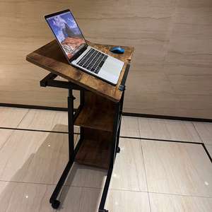 Table d'ordinateur <span class=keywords><strong>portable</strong></span> multifonctionnelle en bois, pliable, étagère <span class=keywords><strong>pour</strong></span> chevet, salon, canapé et <span class=keywords><strong>lit</strong></span>. - Product Image 5