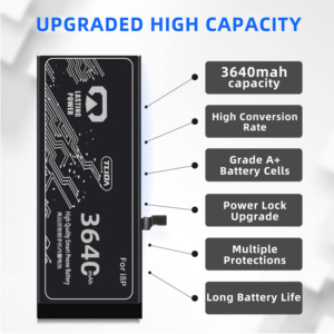 TLIDA Consumer Electronics Batteries numériques pour <span class=keywords><strong>iPhone</strong></span> <span class=keywords><strong>8</strong></span> <span class=keywords><strong>plus</strong></span> Vente en gros en usine <span class=keywords><strong>Batterie</strong></span> de téléphone portable de bonne qualité Meilleur <span class=keywords><strong>prix</strong></span> - Product Image 2