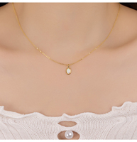 Collier pendentif ovale en opale de feu en argent sterling 925, bijou élégant et minimaliste en pierre précieuse