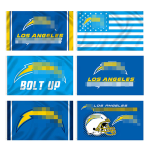 Bandera de <span class=keywords><strong>Los</strong></span> <span class=keywords><strong>Angeles</strong></span> Chargers 3x5 pies (90x150 cm) de una sola cara para aficionados - Bolt Fam Bolt Up The Bolts - Product Image 1