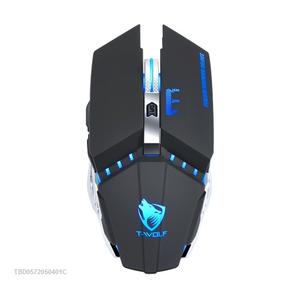 Liquidation T-WOLF Q15 6 boutons 1600 DPI <span class=keywords><strong>souris</strong></span> de jeu sans fil Rechargeable muette de bureau avec 7 couleurs de lumière respirante - Product Image 2