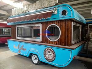 Remorque à crème glacée, camion de nourriture mobile, chariot de vente de café, remorque de concession, remorques de traiteur de luxe avec cuisine complète - Product Image 2