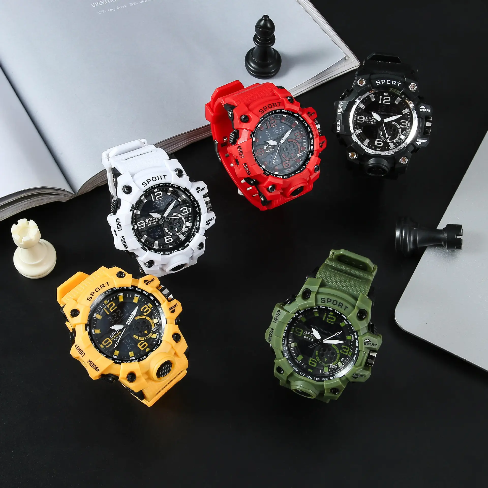 Wrist G style Watch Man Cheap Sports Watches Alloy Case Japan Luxury Dress Popular Fashion Black Waterproof OEM