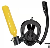 Bouteille d'air portable de 0,5 L pour la plongée avec masque, réservoir d'oxygène sous-marin, équipement anti-buée pour la natation, pour adultes et enfants