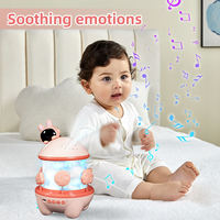 Lampe projecteur à piles ABS pour enfants, ciel étoilé, lumière LED RGB, veilleuse, jouet éducatif pour chambre à coucher, cadeau pour garçons, sommeil apaisant, moyen