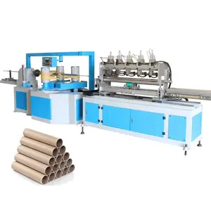 Numerieke High Speed Multi Cutters Messen Spiraal Karton Papier Buis Kern Kronkelende Making Machine Productielijn