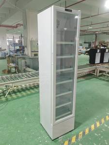 NE-175C Glass Door air Cooled Refrigerator Constant Temperature Shop Commercial Vertical Refrigerator with <b>Lock</b> - Product Image 6