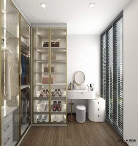 BALOM 2025 <span class=keywords><strong>Armadio</strong></span> Angolare di Lusso Popolare con Ante in Vetro e Legno, <span class=keywords><strong>Cabina</strong></span> <span class=keywords><strong>Armadio</strong></span> e Guardaroba - Product Image 2