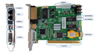 Carte d'envoi Novastar modèle 908 / Mctrl 300, garantie 3 ans, luminosité 5000 cd, affichage LED couleur avec CMS basé sur le cloud pour