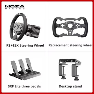 Paquete de Simulación de Carreras MOZA Racing R3 <span class=keywords><strong>3</strong></span>.9Nm Direct Drive con Volante ESX y Pedales para Xbox y PC, Compatible con Venta al Por Mayor Global - Product Image 3