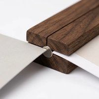 Colgador Magnético de Madera para Pósteres, Sistema de Montaje en Pared para Cuadros, de Nogal, Roble y Teca, para Decoración del Hogar y Oficina