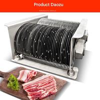 Machine à découper et à déchiqueter la viande pour équipement de restaurant, trancheuse à viande fraîche commerciale, machine à trancher facile à utiliser