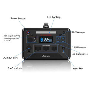 ESG Offre Spéciale centrale solaire de camping en plein air 500W centrale électrique portable pour camping randonnée - Product Image 4